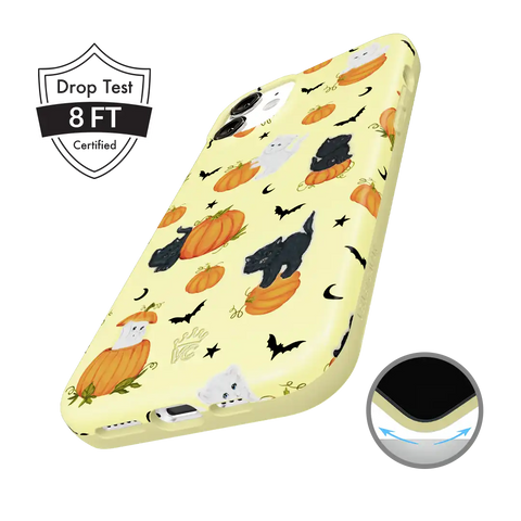 Purrfect Pumpkins iPhone Case
