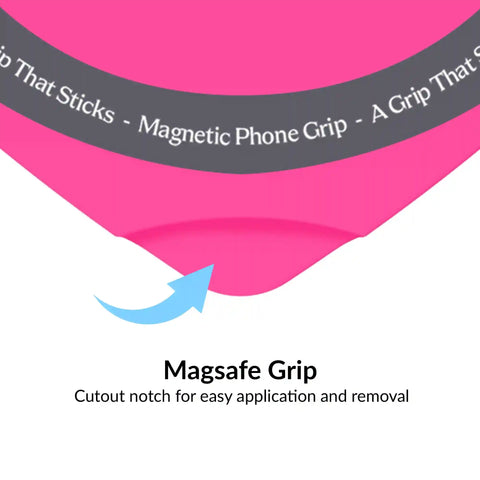 Hot Pink Heart MagSafe MightyGrip