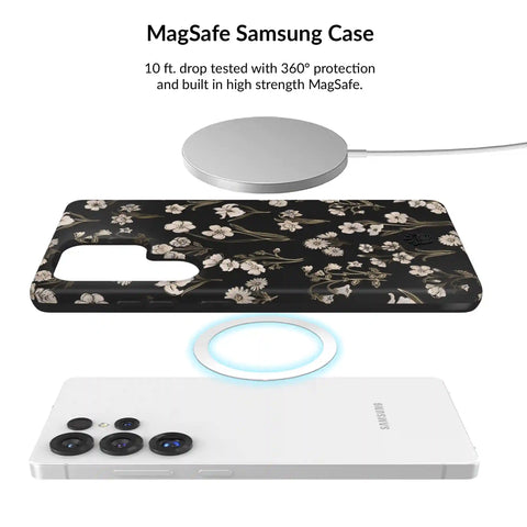 Nightbloom Gold Chrome Floral Samsung Bundle Set