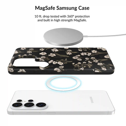 Nightbloom Gold Chrome Floral Samsung Bundle Set