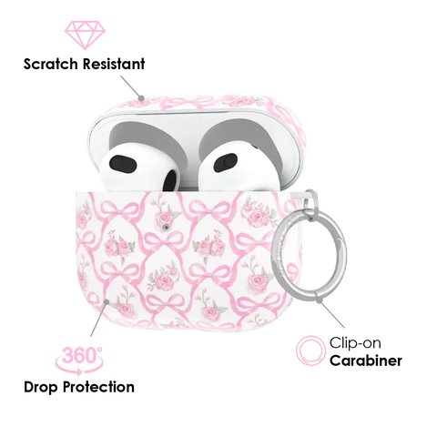 Lovely Pink Bows AirPod Case