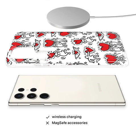Keith Haring Heart-ist Samsung Case