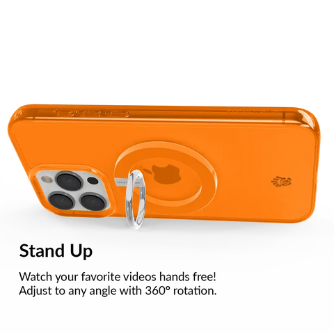 Neon Orange MagSafe Grip Ring