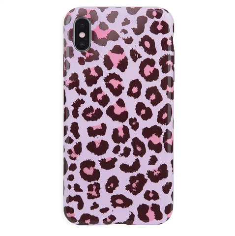 Purrfect Pink Leopard iPhone Case