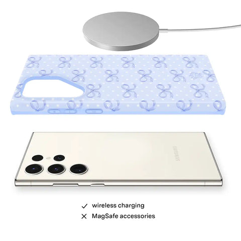 Lovely Blue Bows Samsung Case
