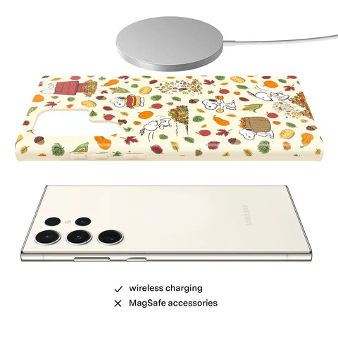 Snoopy Autumn Leaves Samsung Case