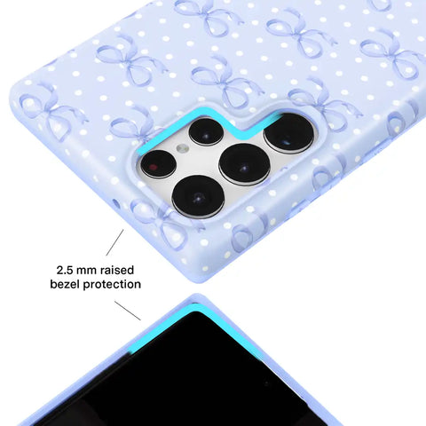 Lovely Blue Bows Samsung Case