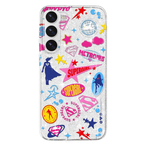 Supergirl Krypto Glitter Samsung Case