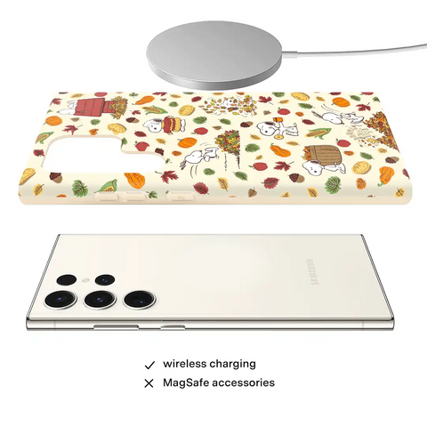 Snoopy Autumn Leaves Samsung Case
