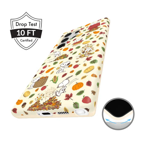 Snoopy Autumn Leaves Samsung Case