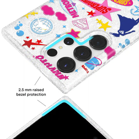 Supergirl Krypto Glitter Samsung Case
