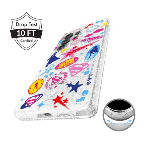 Supergirl Krypto Glitter Samsung Case
