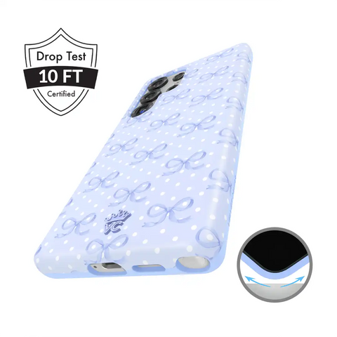 Lovely Blue Bows Samsung Case