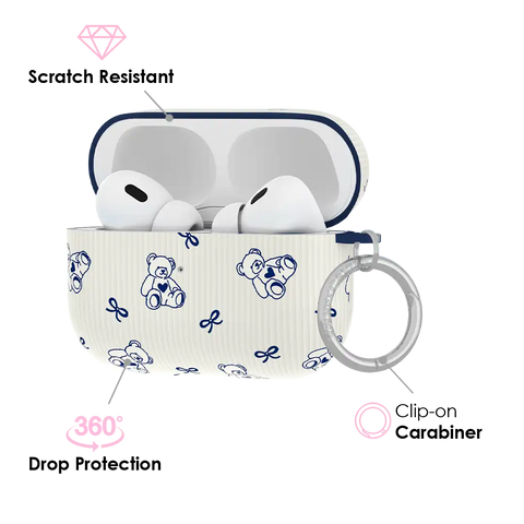 Preppy Teddy AirPod Case